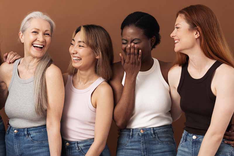 women laughing