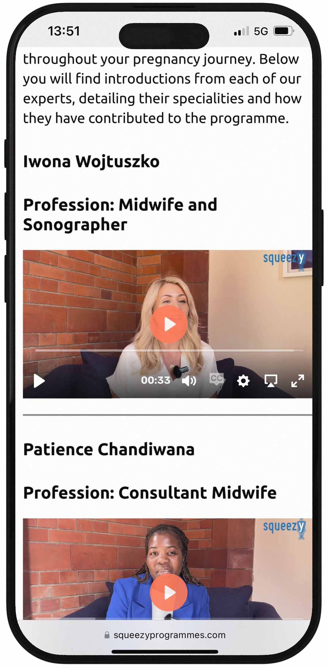Squeezy Programmes course Squeezy Programmes course
